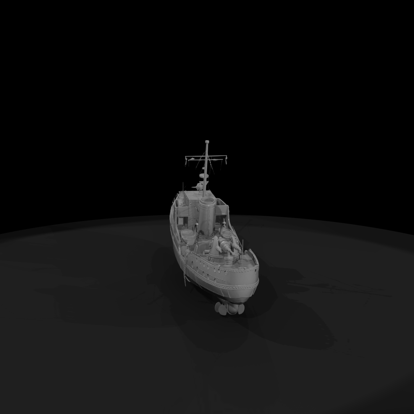 WWII Coastal Patrol Gunboat