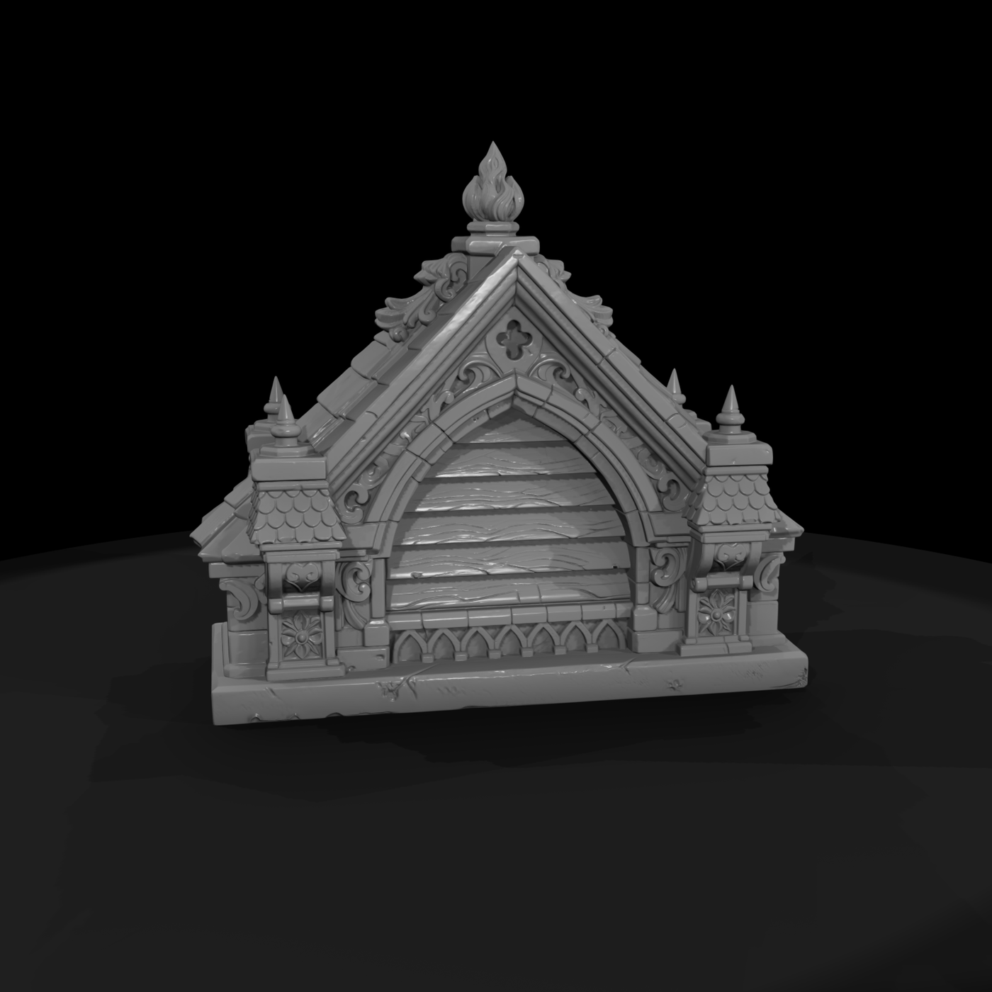 Gothic Gable Vent Ornament