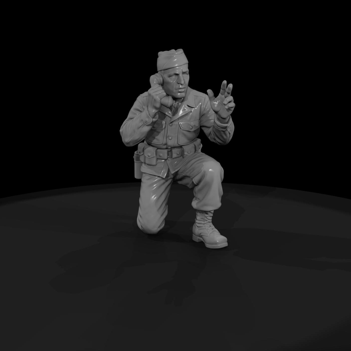 Ww2 Army 093 Wwii U S Army Radio Operator Figure