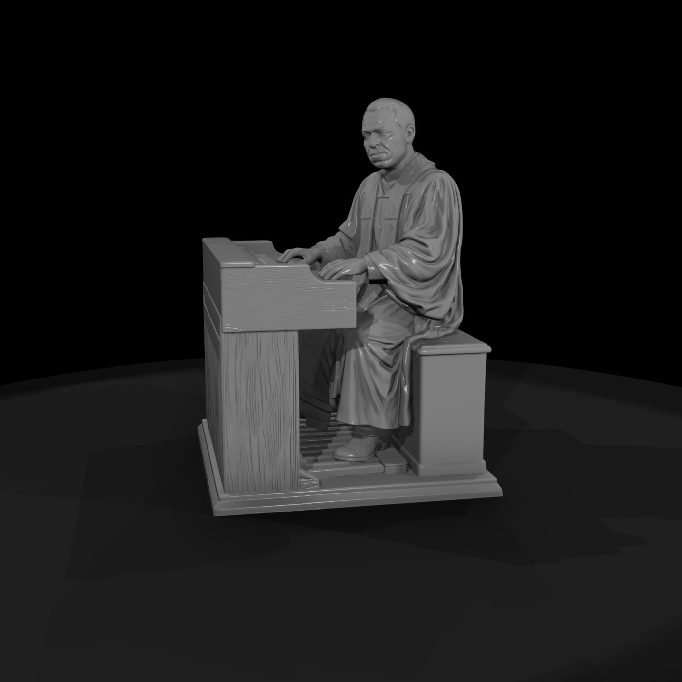 Gospel Organist at the Hammond Organ
