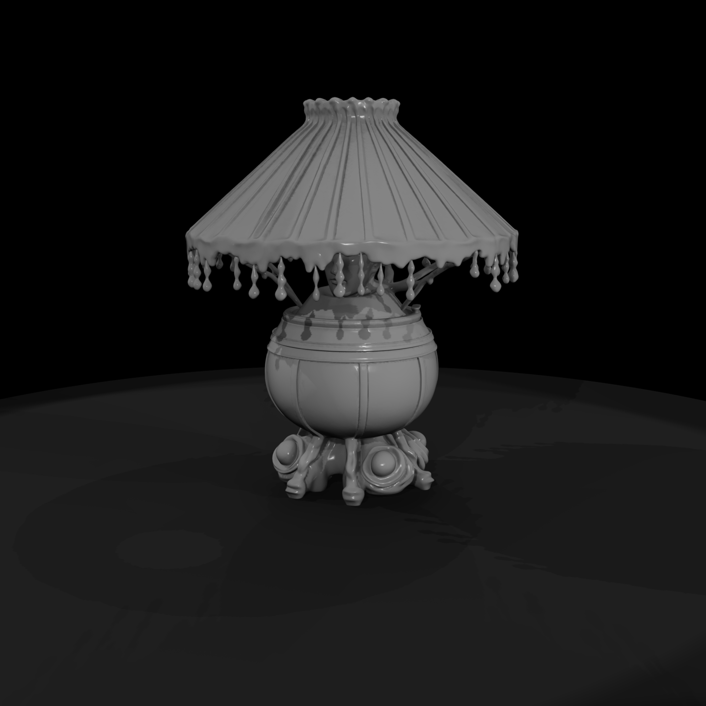 Stylized Fantasy Table Lamp — & Dollhouses