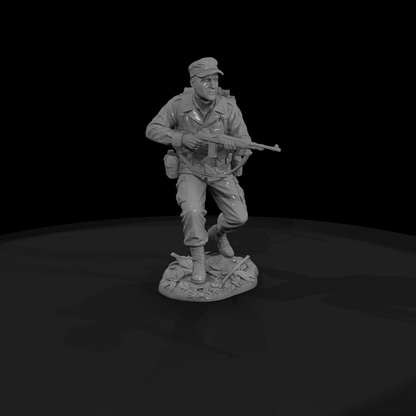 WWII Alamo Scout Advancing
