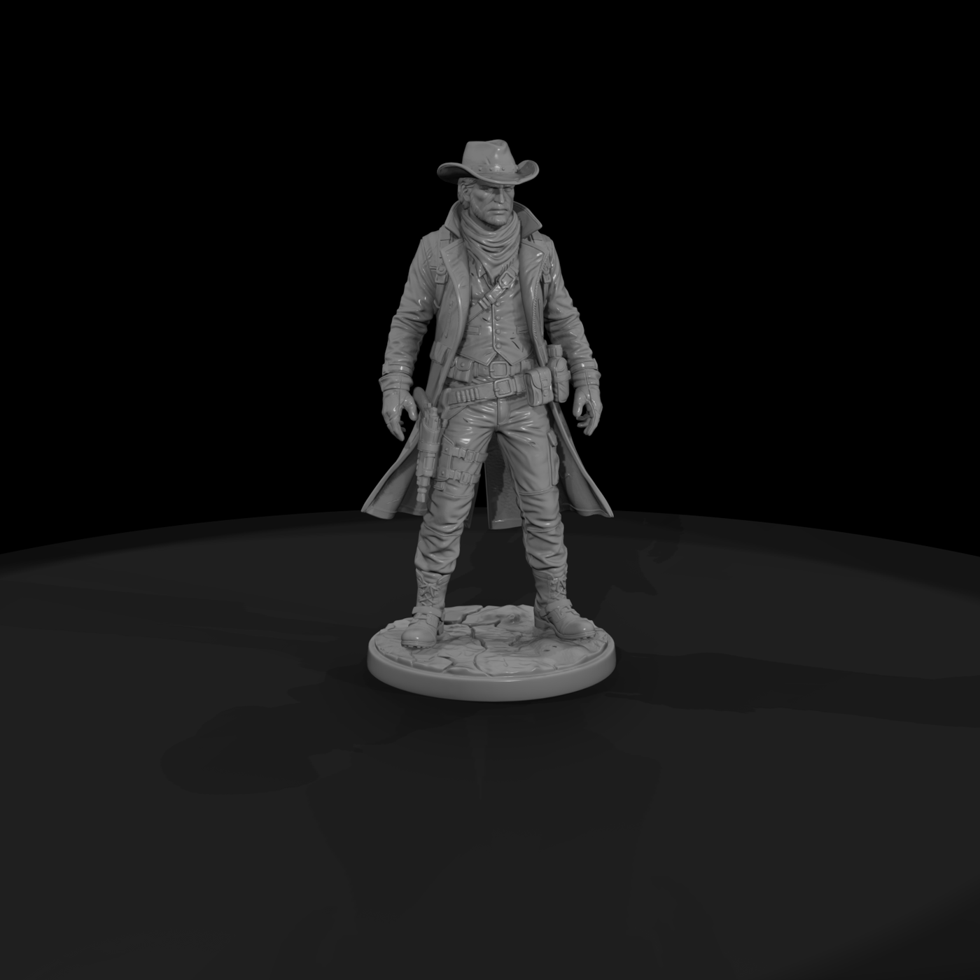 Old West Gunslinger Drifter