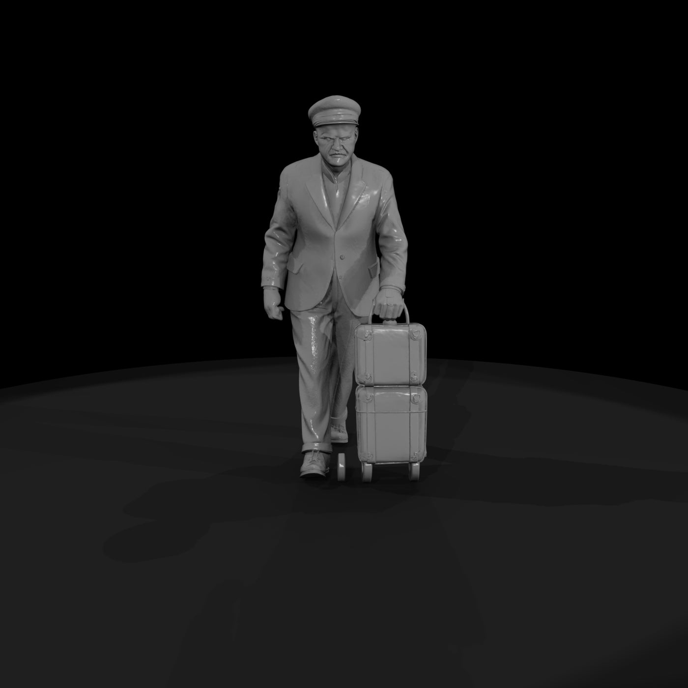 passengers-with-luggage-waiting-1950s-porter