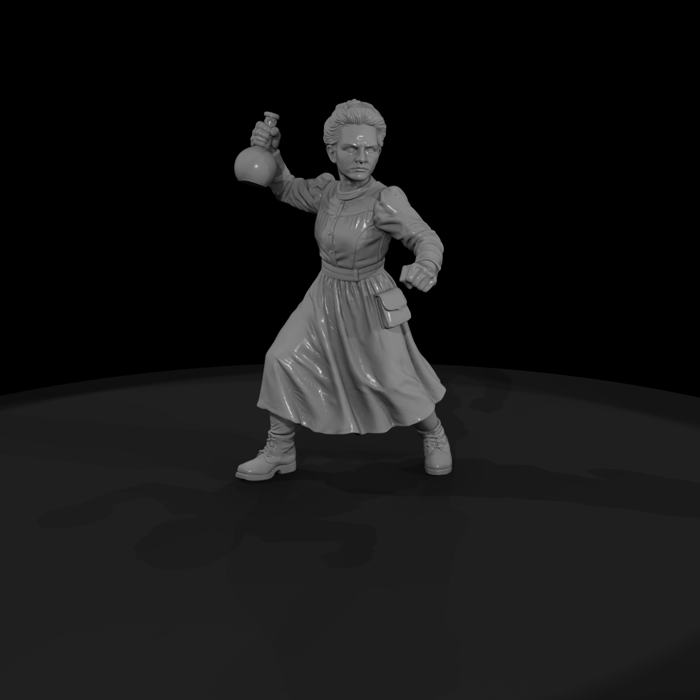 Hist 0175 Historical Marie Curie Miniature Figure