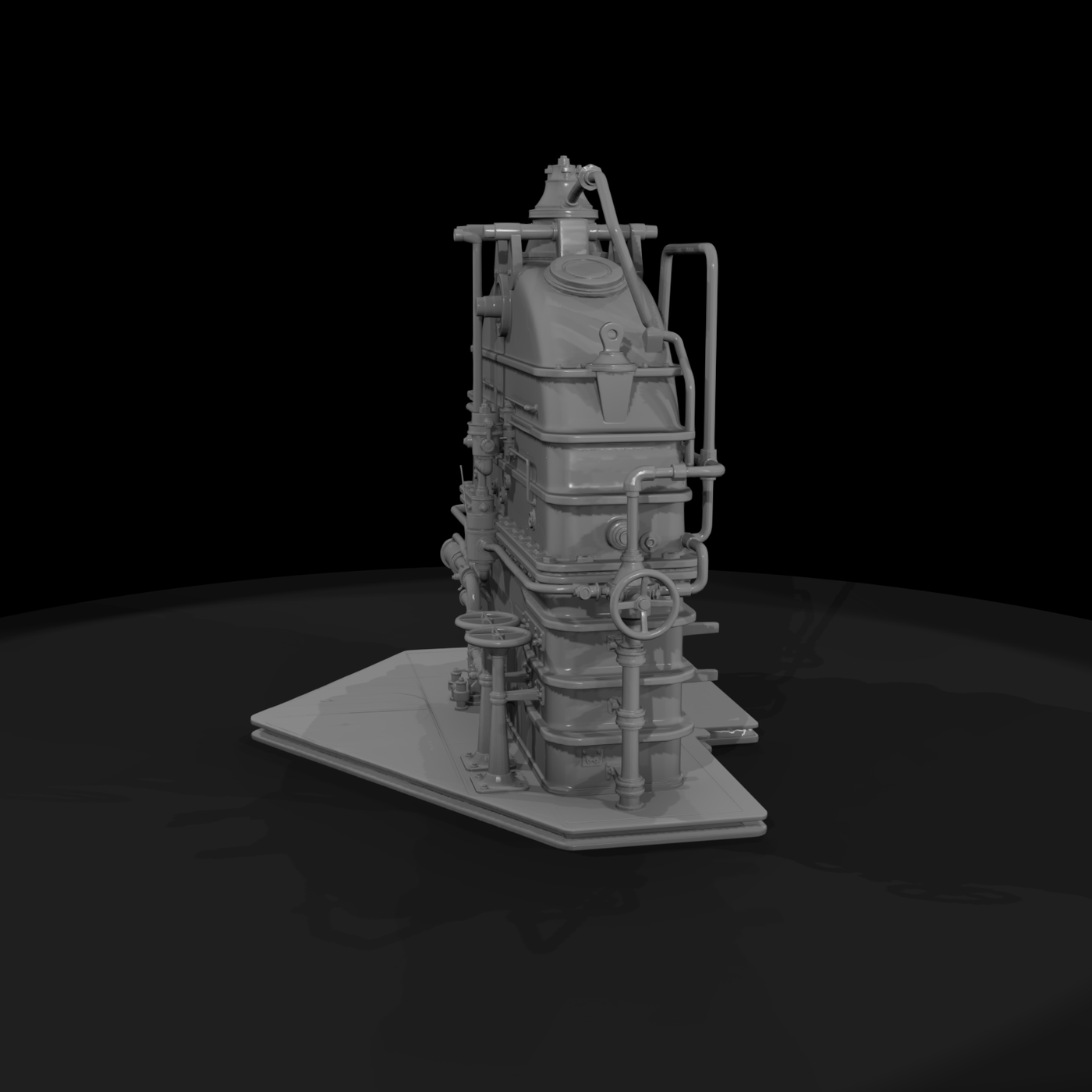 Riveted Steam Boiler — Industrial
