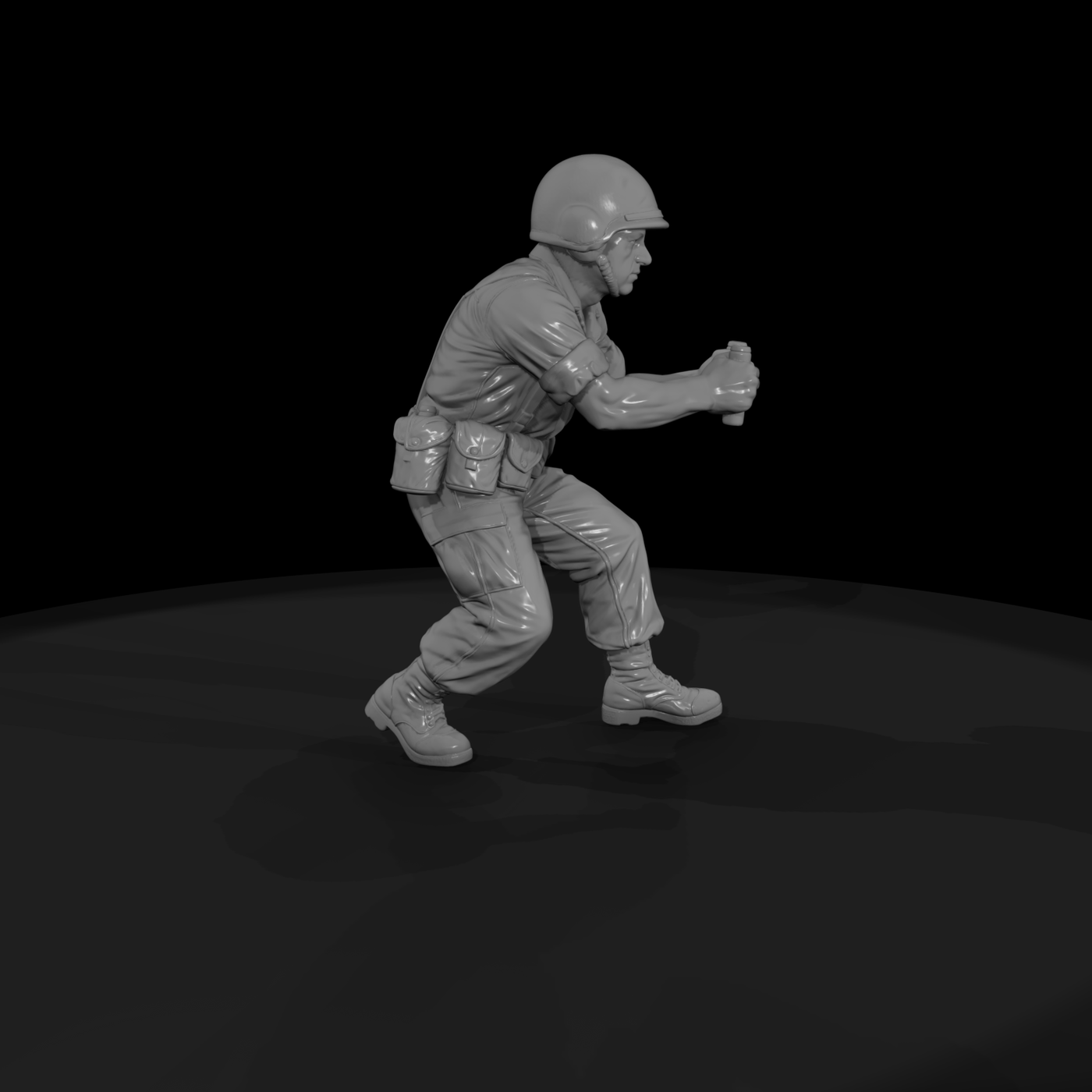 Vn Army 072 Vietnam U S Army Artillery Crewman Fig