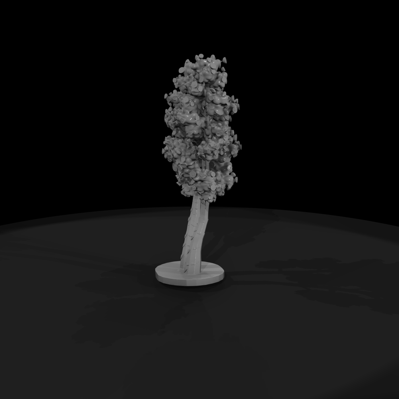 Stylized Twin Birch Tree