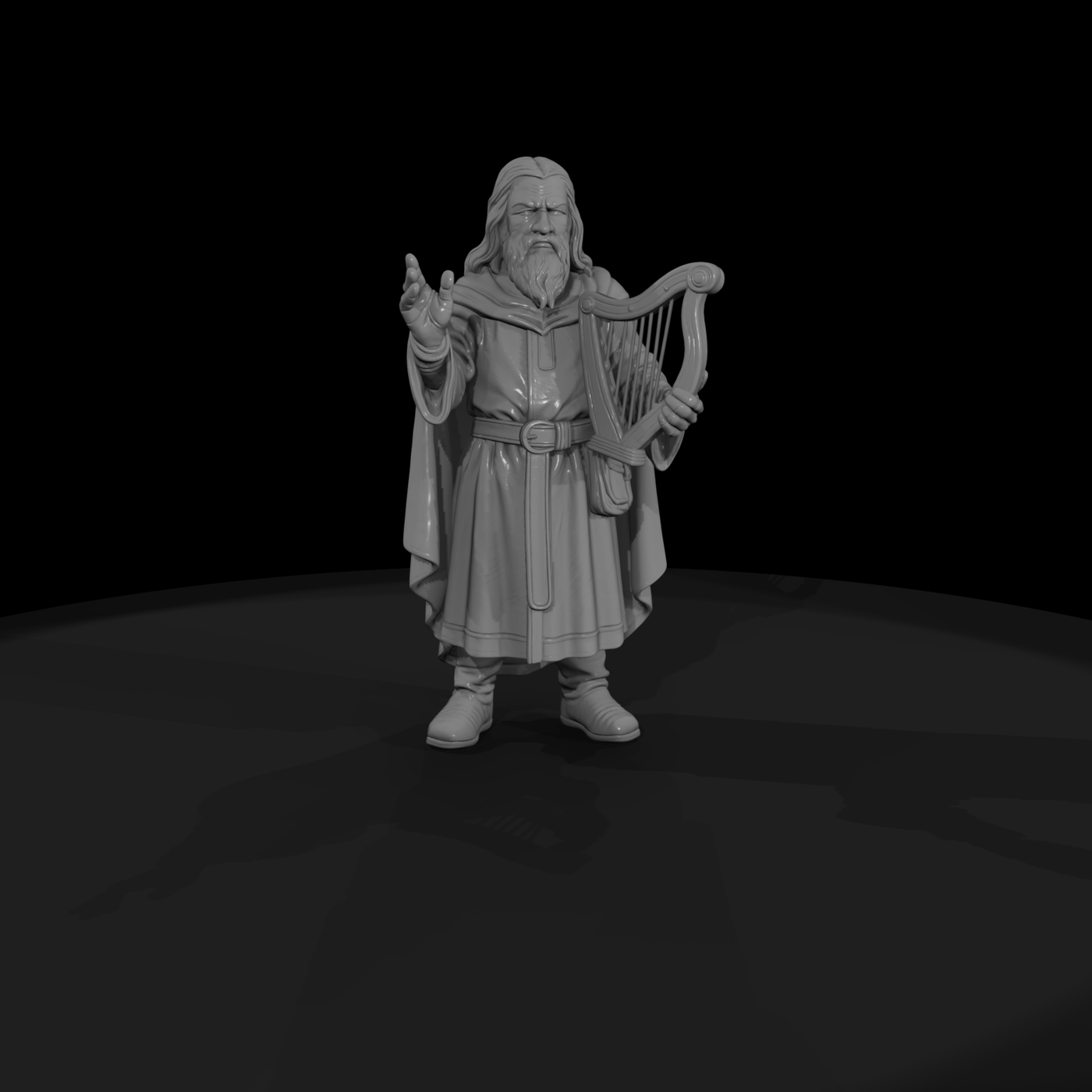 Myth 0317 Mythology Bragi Miniature Figure