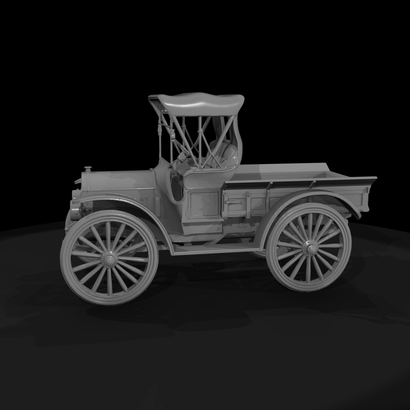 antique-open-cab-pickup-truck-early-1900s-861282