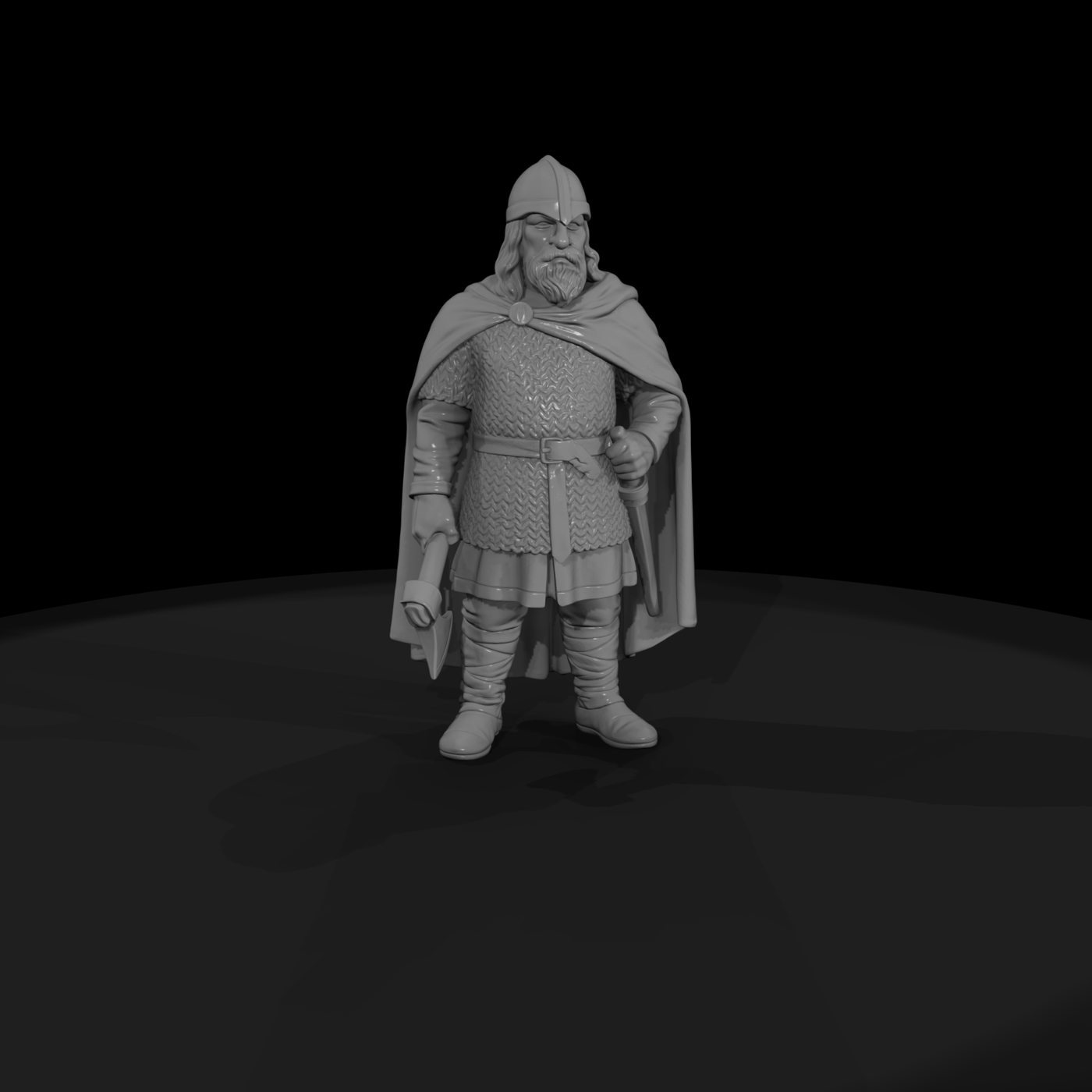 Hist 0091 Historical Harald Hardrada Miniature Fig