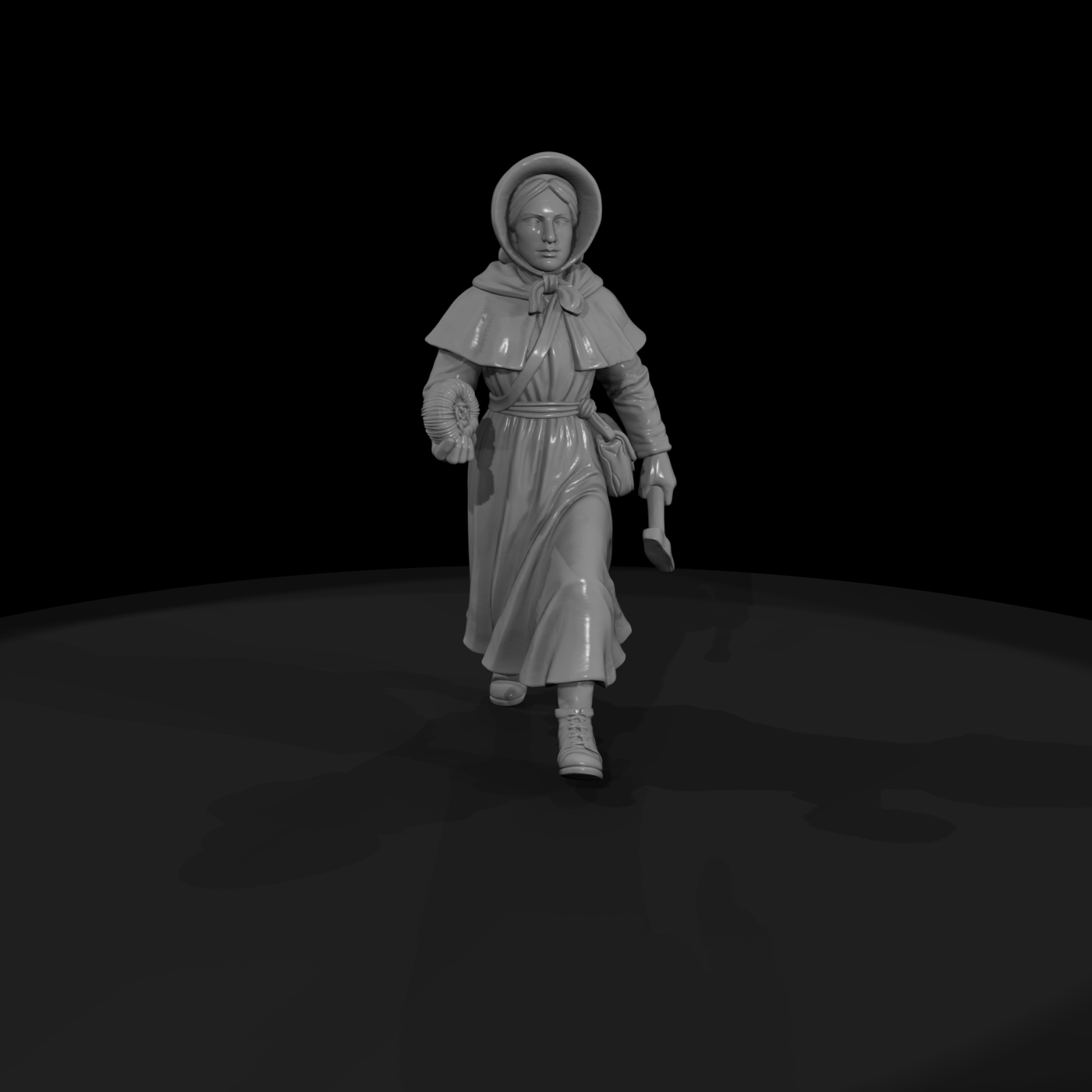 Hist 0186 Historical Mary Anning Miniature Figure