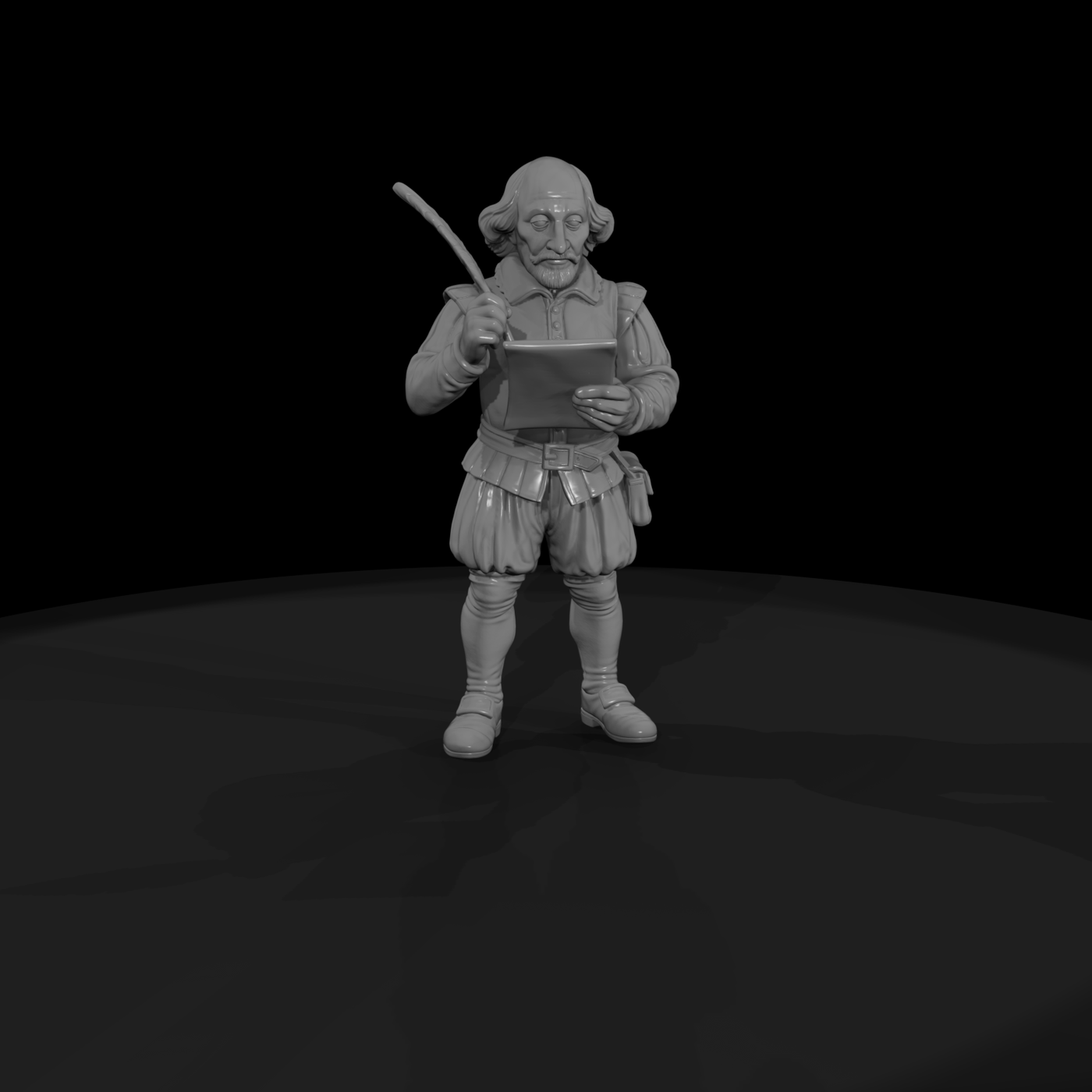 Hist 0136 Historical William Shakespeare Miniature