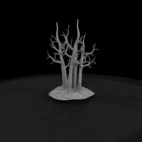 stylized-dead-tree-cluster-3d-model-p5zdce7f-63daa5 — thumbnail 4
