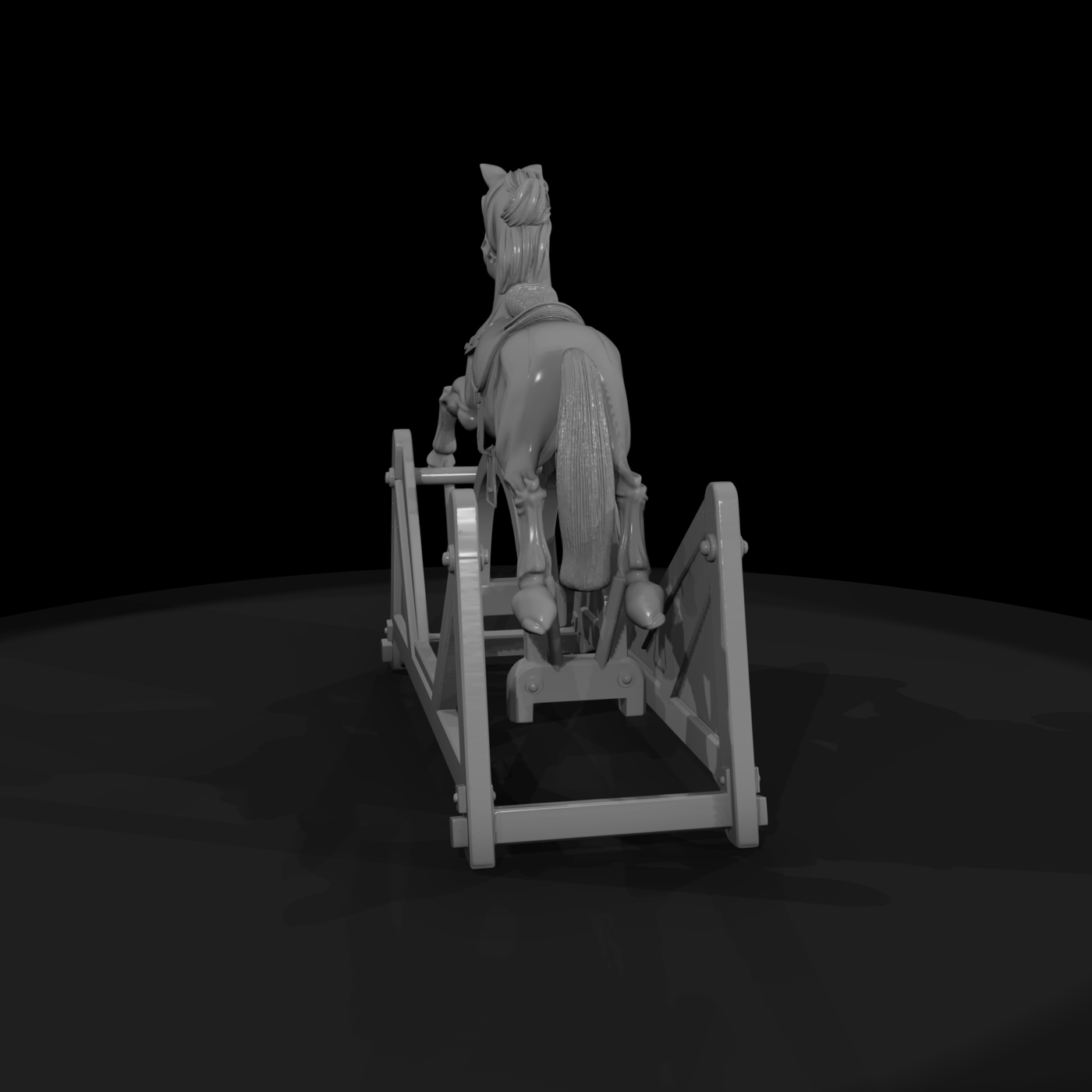 Stylized Rocking Horse & Model Railways