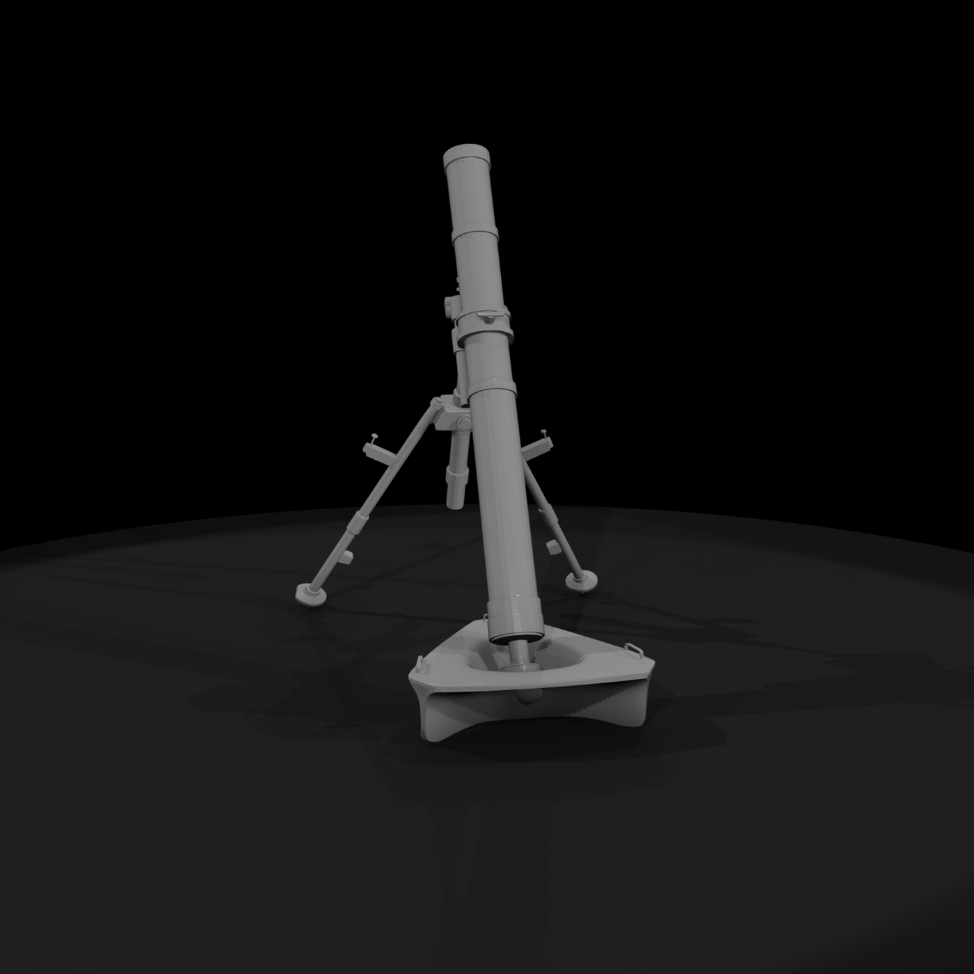 Low-Poly Infantry Mortar
