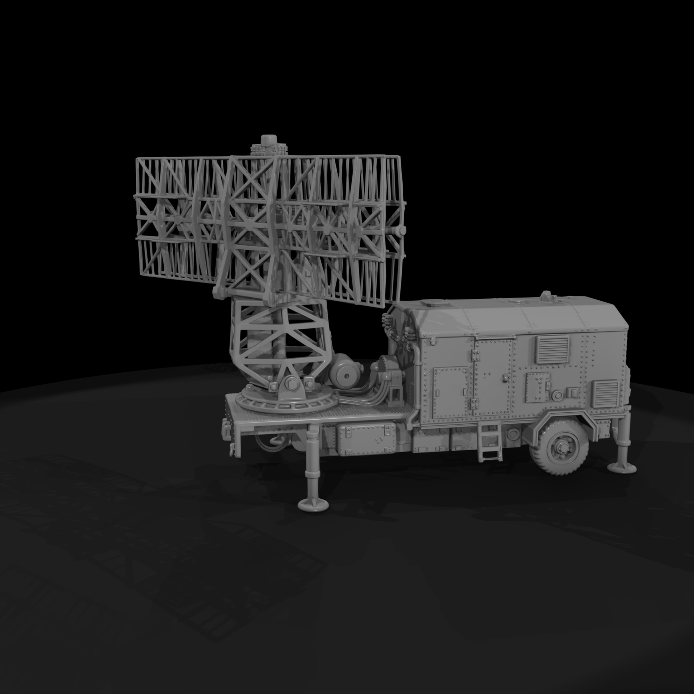 WWII Mobile Early-Warning Radar Truck