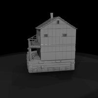 stylized_rustic_dockside_boathouse_3d_model_ch43rcvb — thumbnail 4