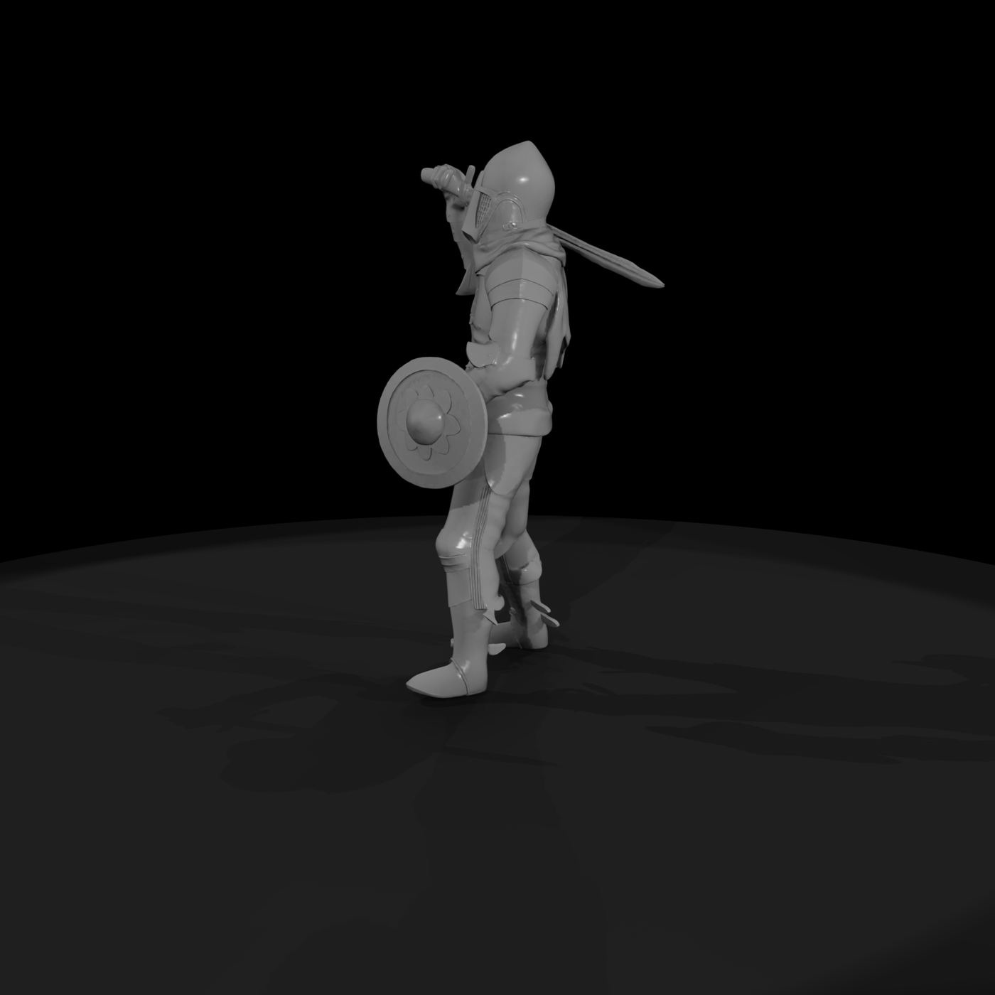 Stylized Medieval Knight — Full Plate