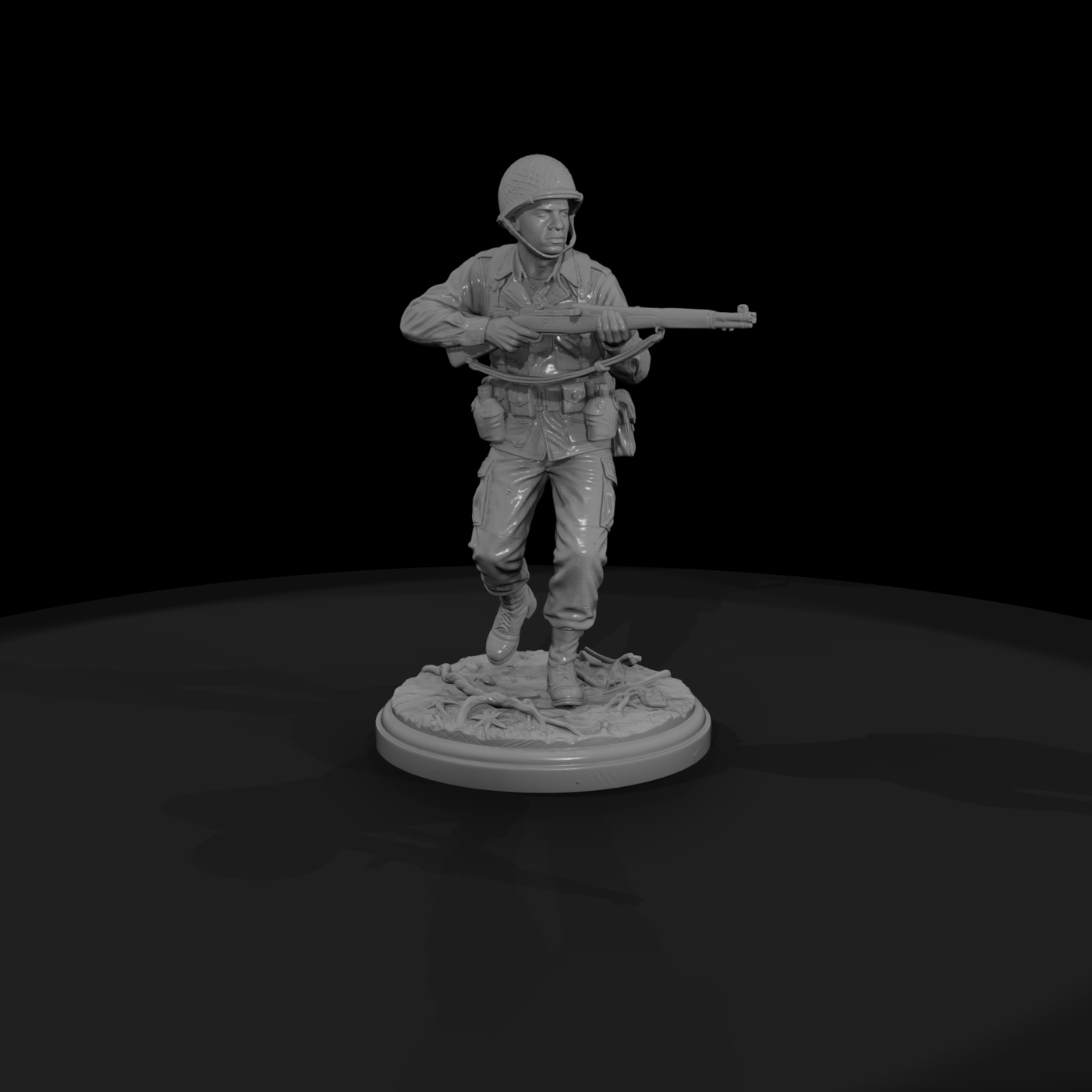 Ww2H 045 United States 93Rd Infantry Rifleman