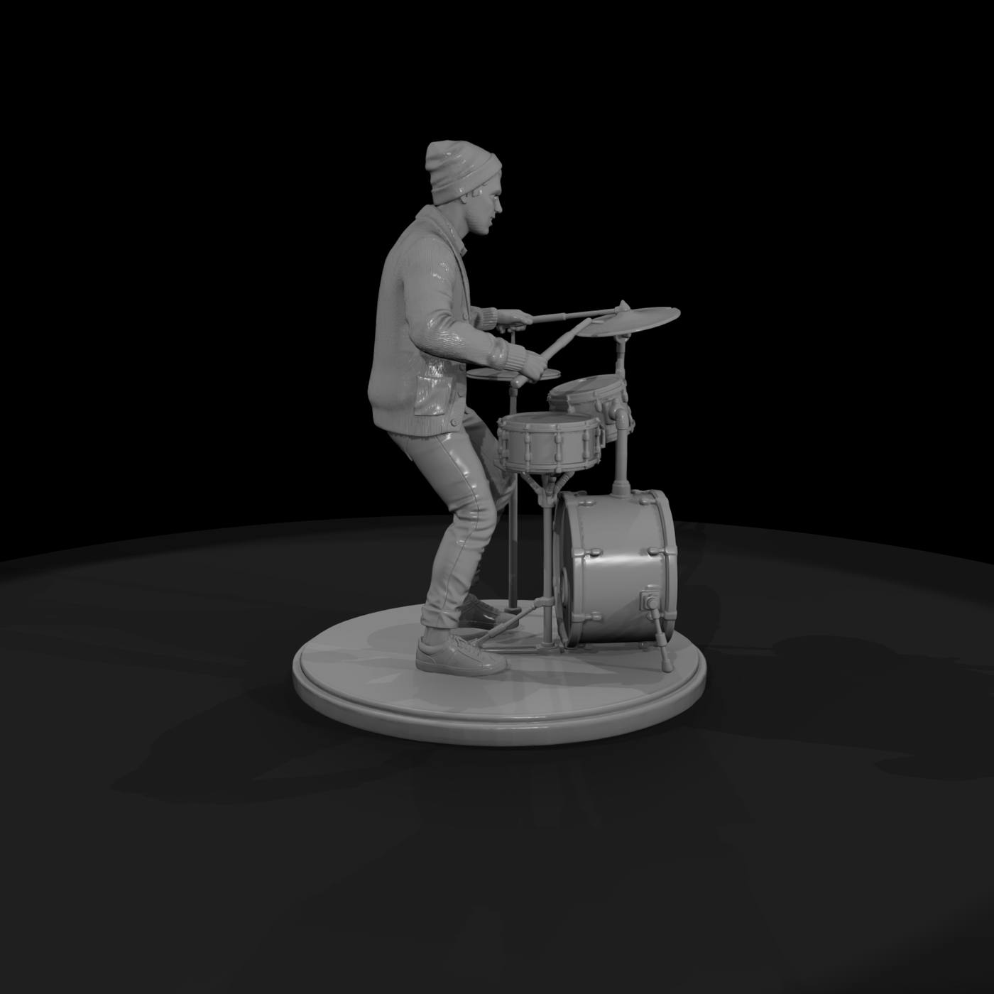 Bnd 208 Indie Rock Band Drums