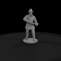 1880s Fireman with Hydrant Wrench — thumbnail 5