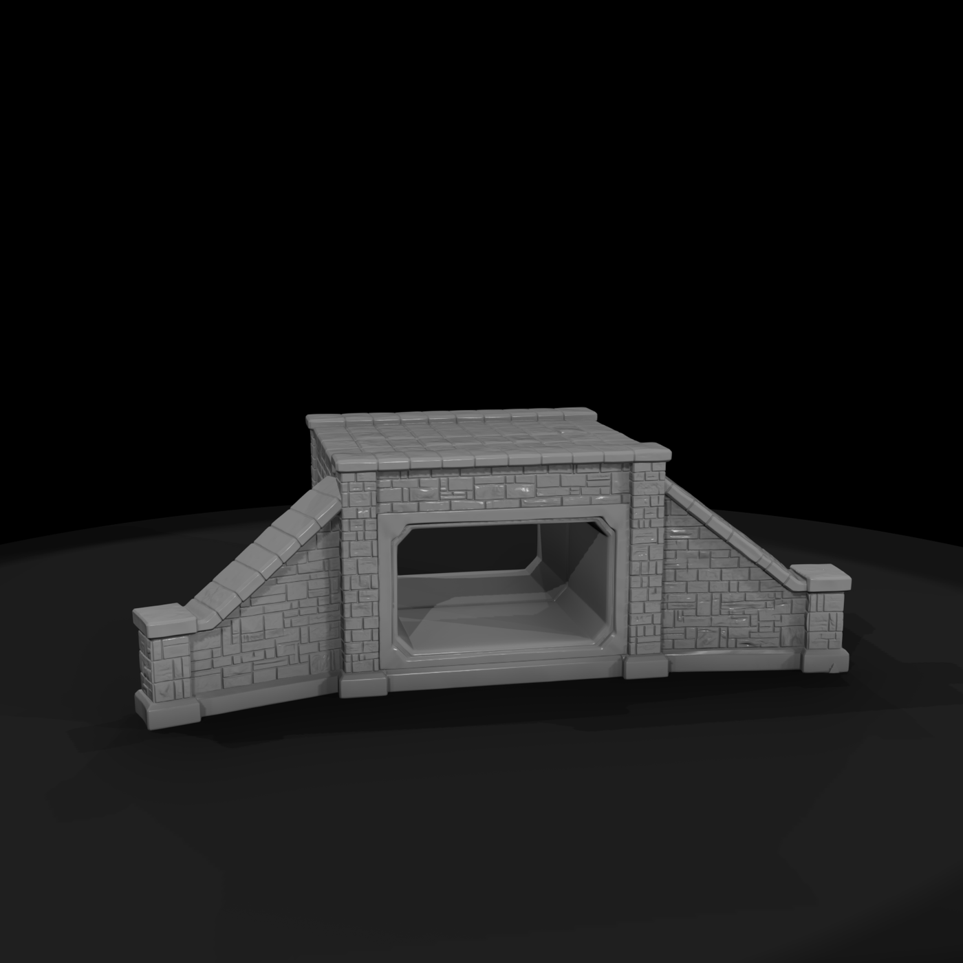 Stone Box Culvert with Wing Walls