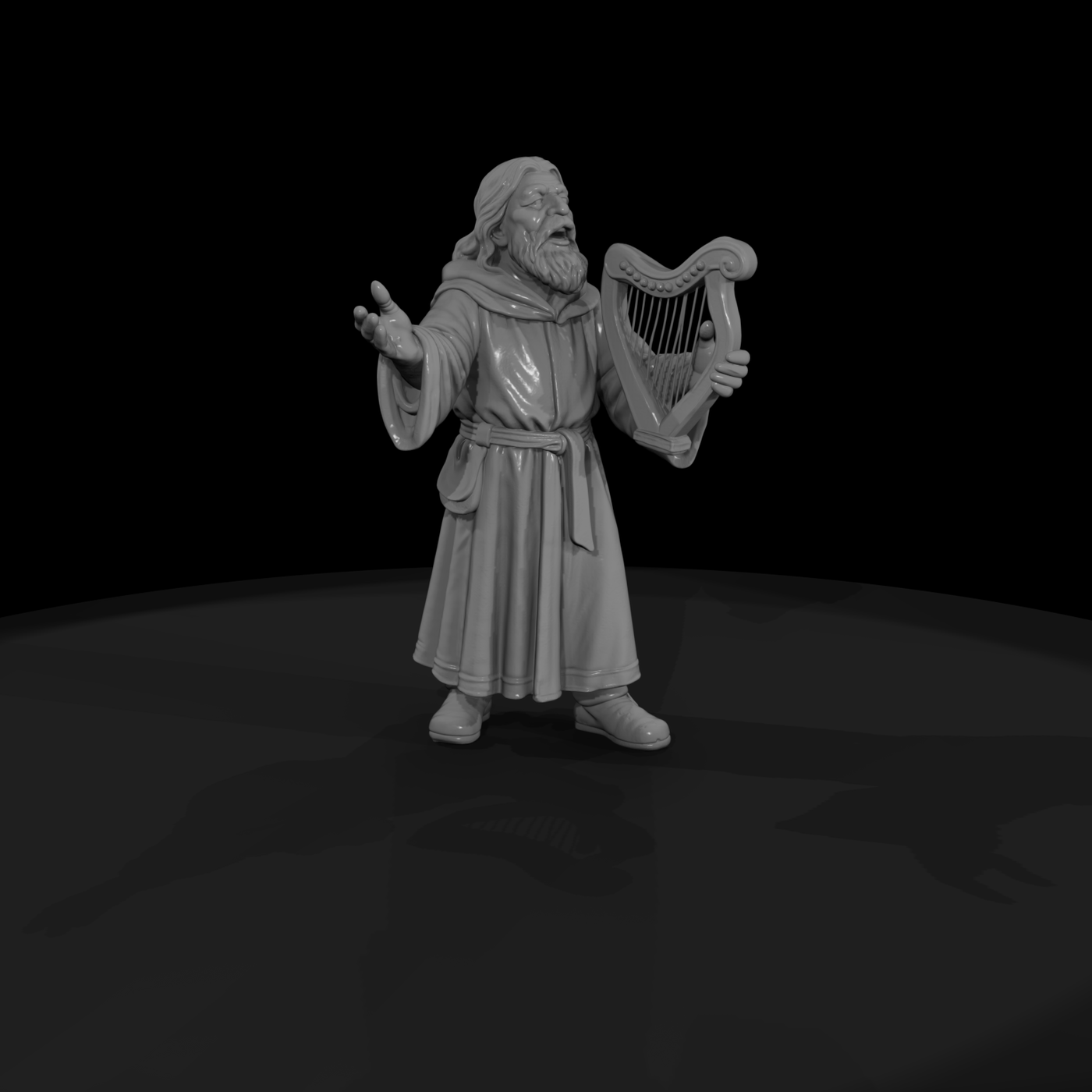 Myth 0406 Mythology Taliesin Miniature Figure