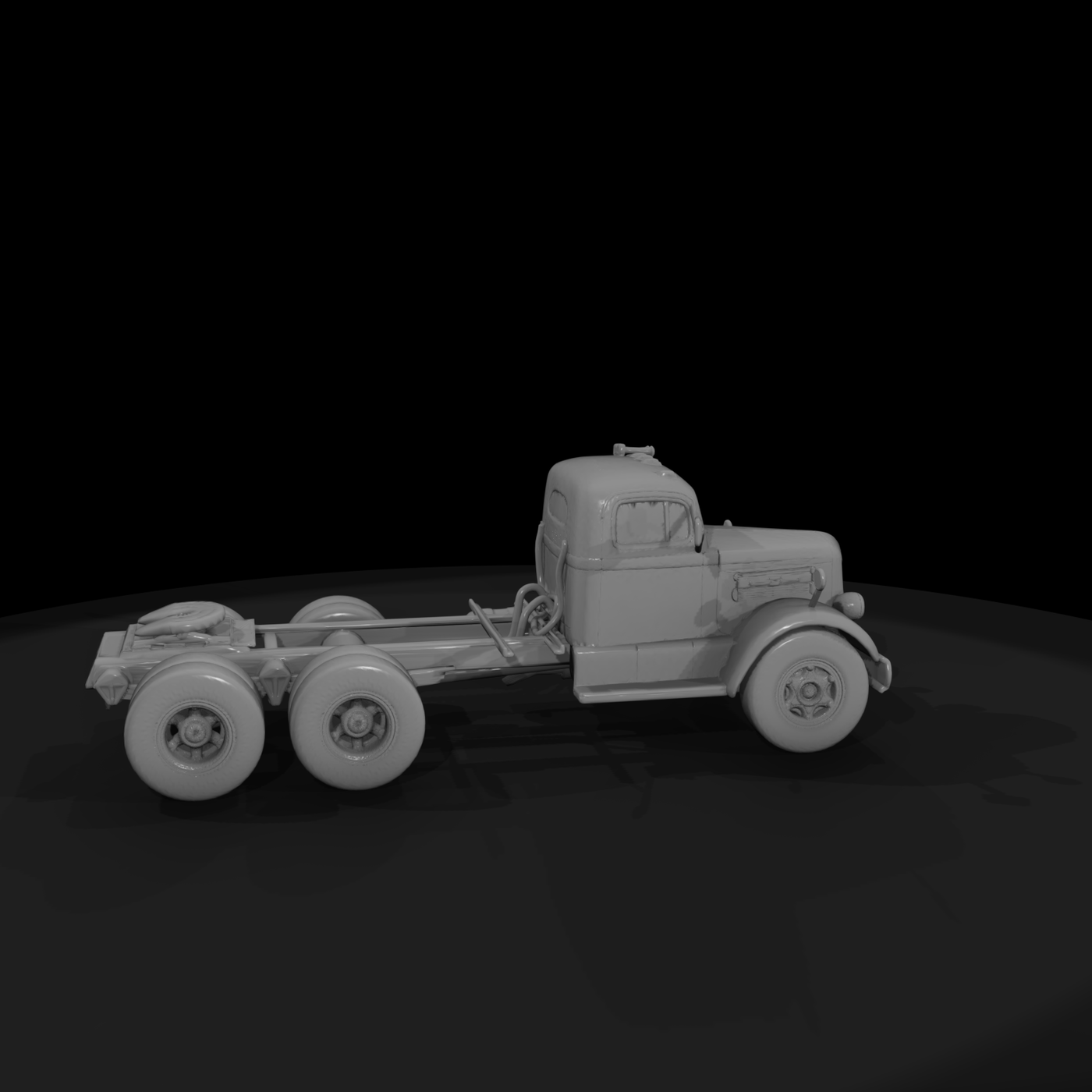 1955 White Three‑Axle Semi Tractor