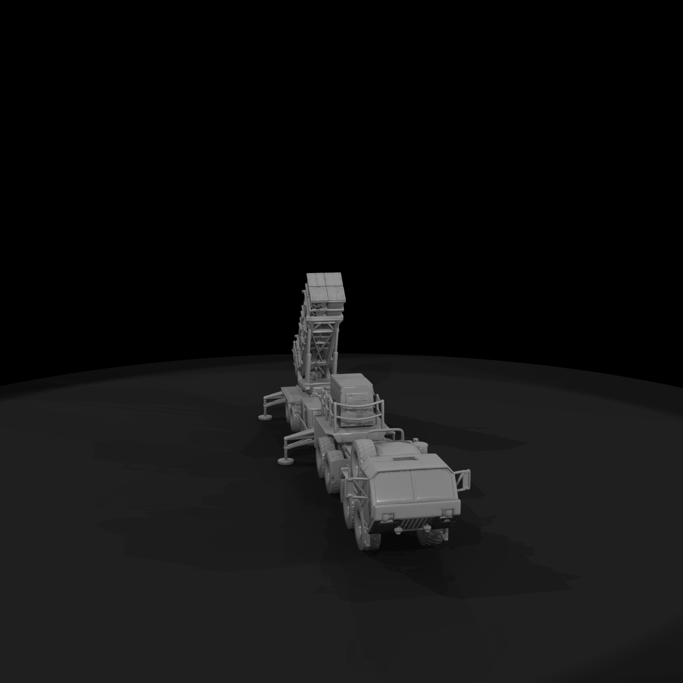 Patriot-Style Mobile Missile Launcher
