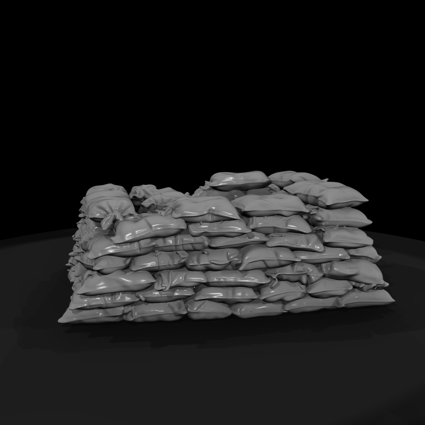 Mil 117 Ww2 Pacific Sandbag Stockpile