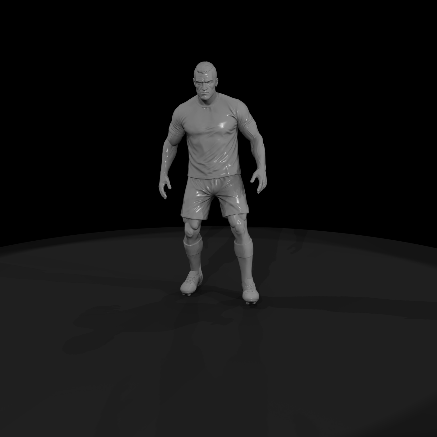 Adult Soccer Game Striker