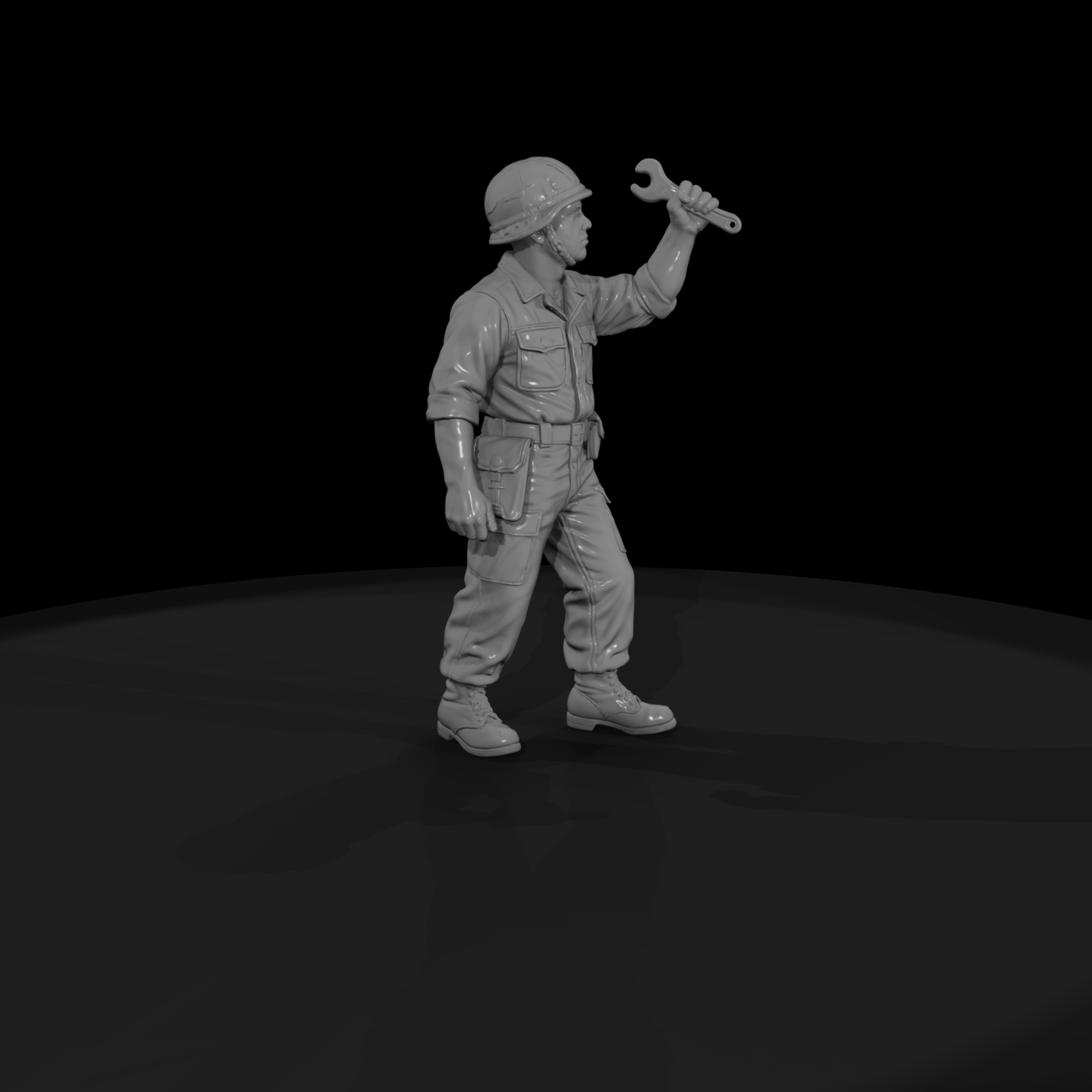 Vn Army 027 Vietnam U S Army Mechanic Figure