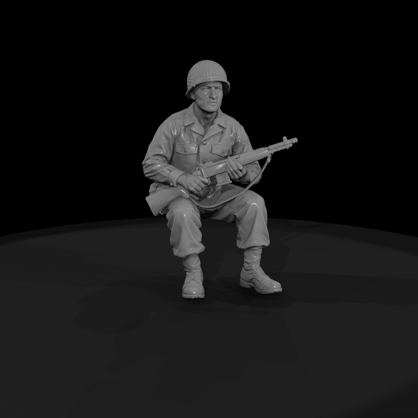 Ww2 Army 100 Wwii U S Army Scout Figure