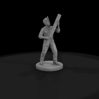 1880s Mine Timberman with Prop Beam — thumbnail 5