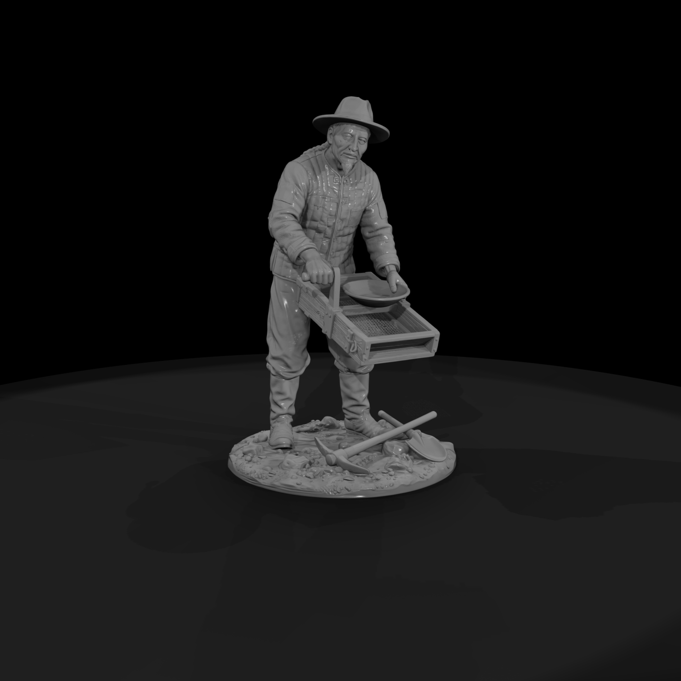 Ww 0133 Townsfolk Chinese Miner