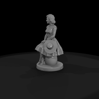 1950s Woman in a Polka-Dot Dress — thumbnail 5