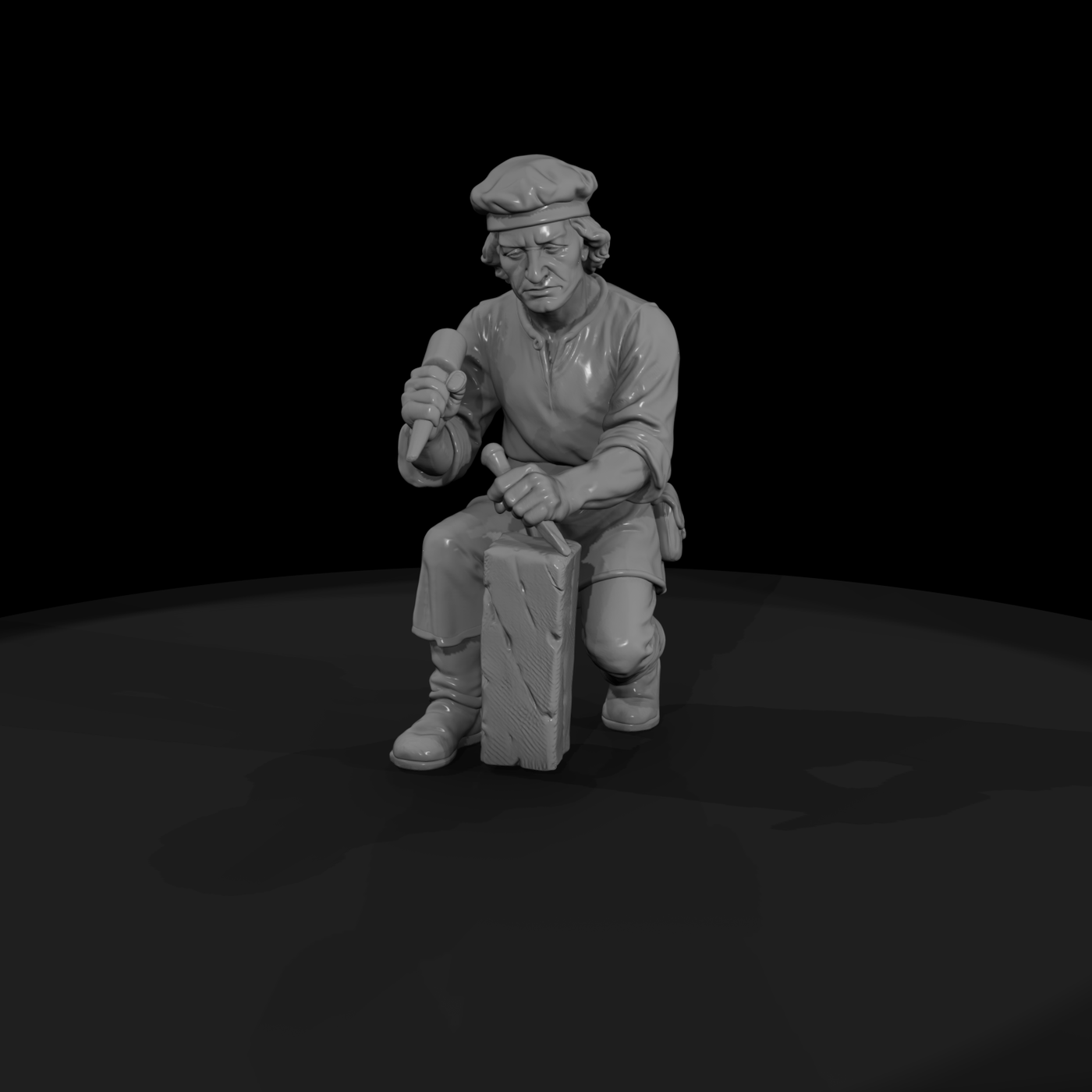 Hist 0120 Historical Donatello Miniature Figure