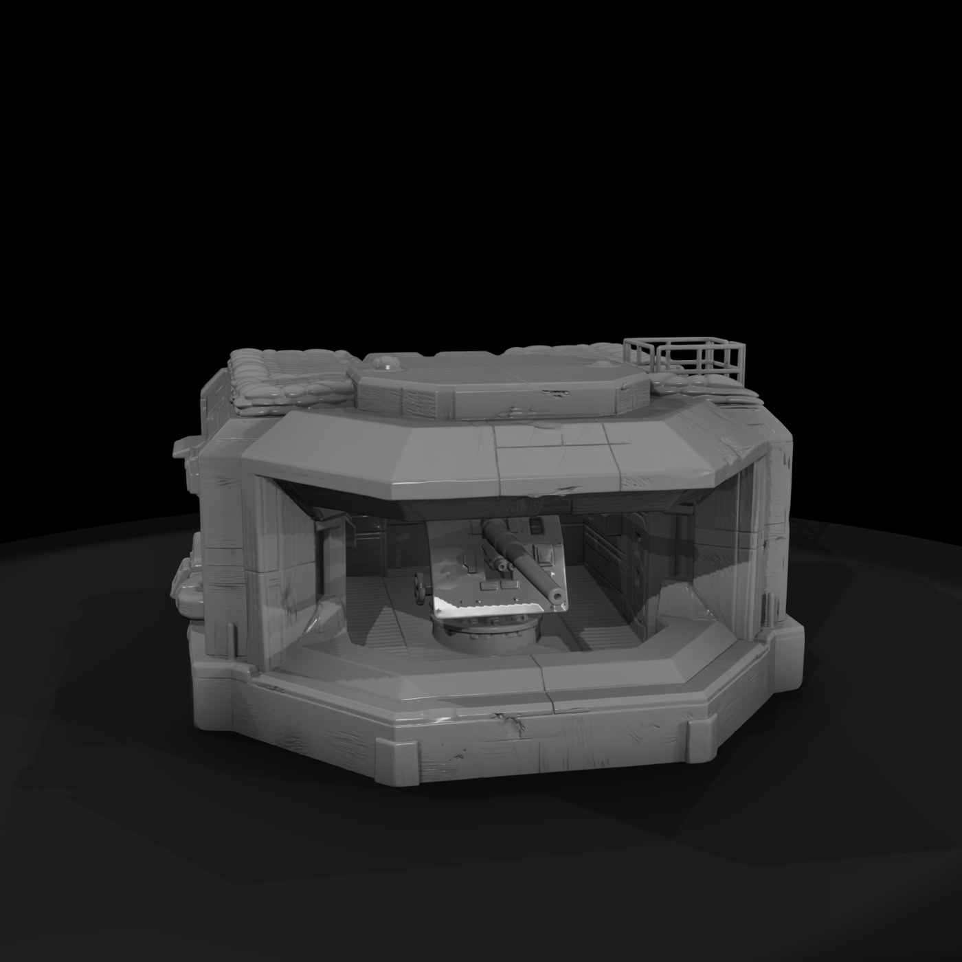 Mil 084 Ww2 Pacific Coastal Gun Casemate