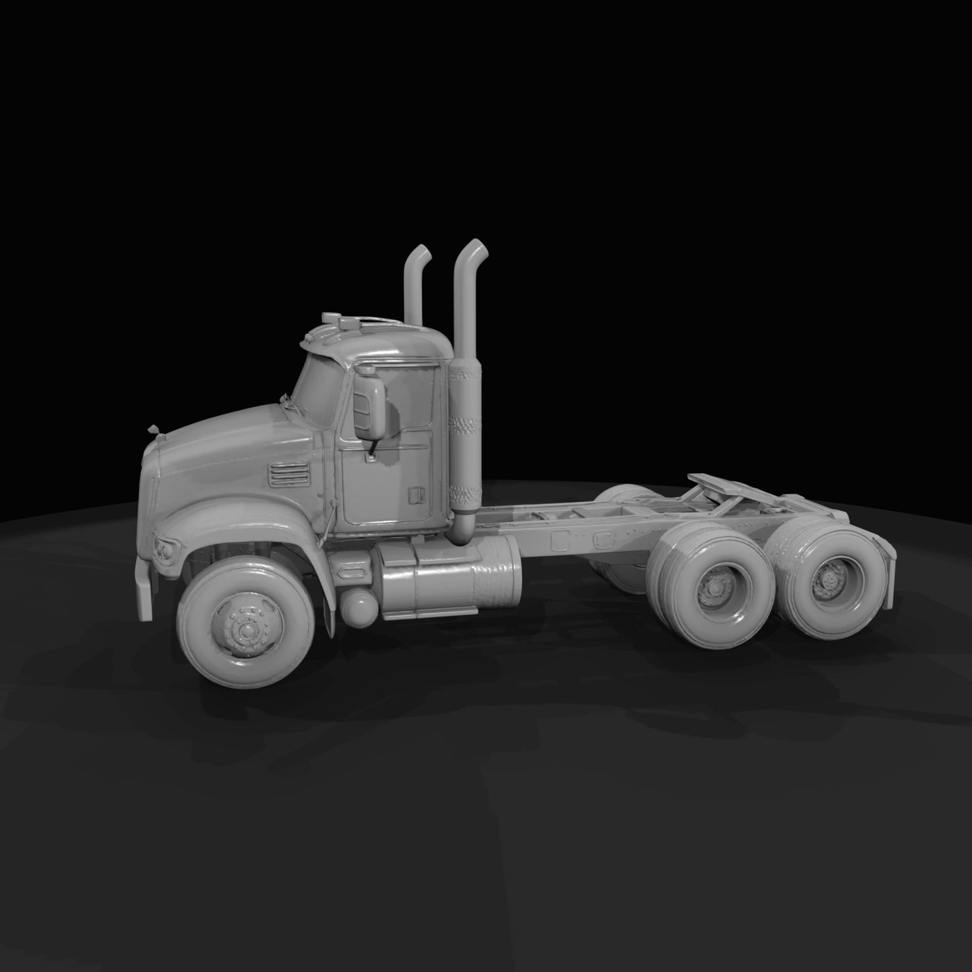 mack-trident-axleforward-daycab-chassis-truck-2008