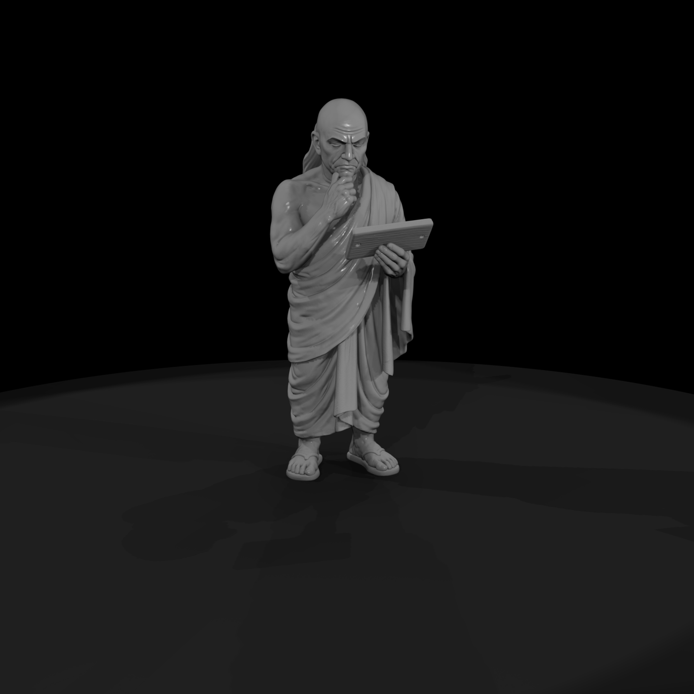 Hist 0059 Historical Chanakya Miniature Figure