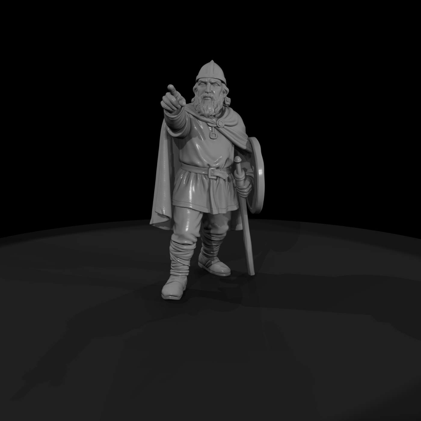 Hist 0092 Historical Leif Erikson Miniature Figure