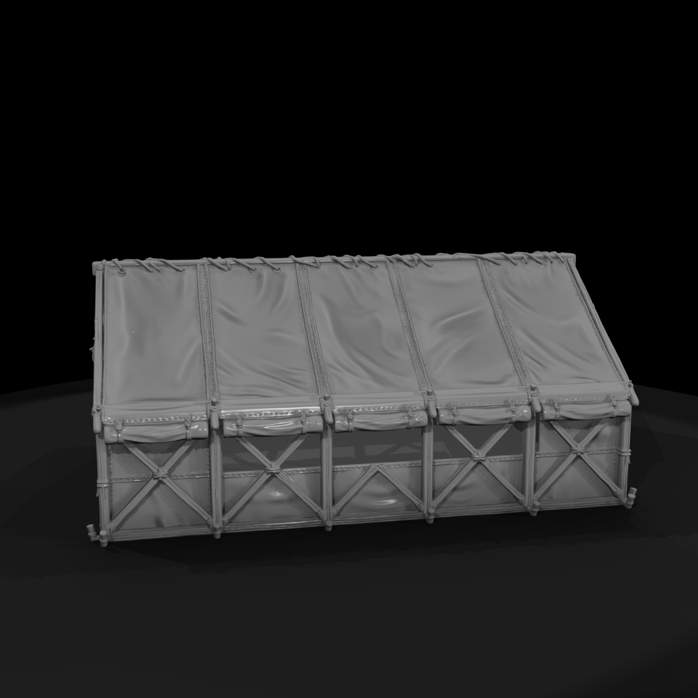 Mil 089 Ww2 Pacific Field Hospital Tent