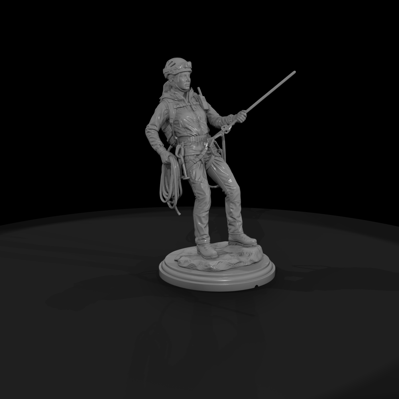 Poparc 0100 Mountain Rescue Climber Alternate Pose