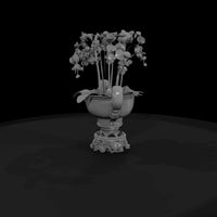 baroque-urn-planter-with-moth-orchids-miniature-diorama-centerpiece-041729 — thumbnail 5