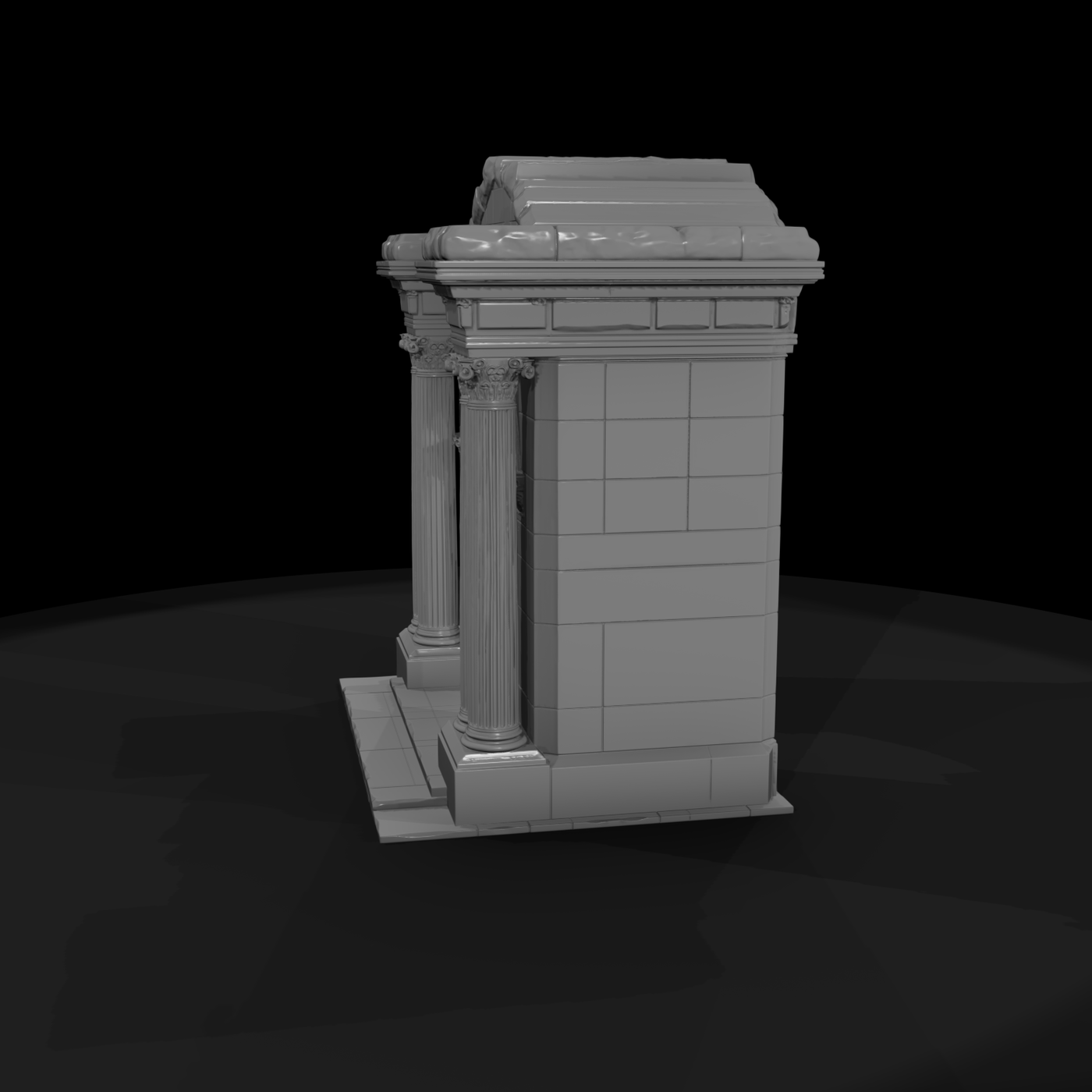 Classical Corinthian Stone Archway