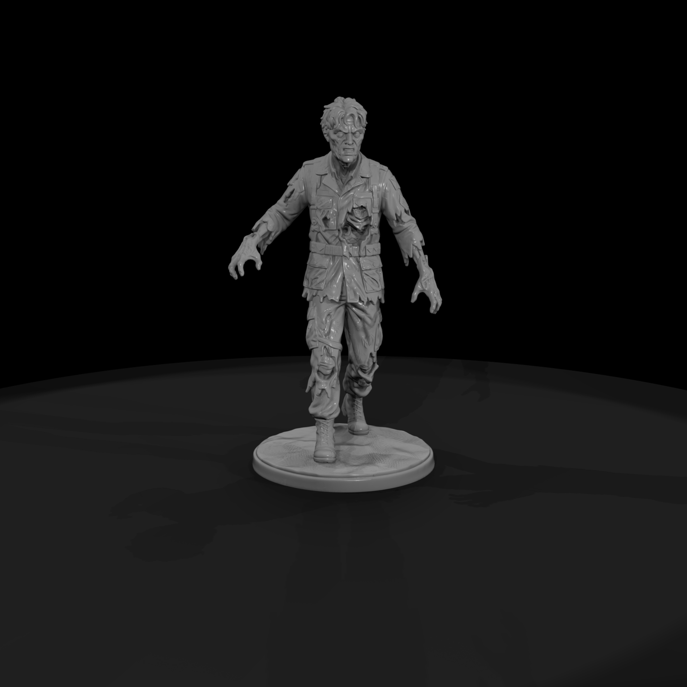 Zombie Soldier in Field Fatigues