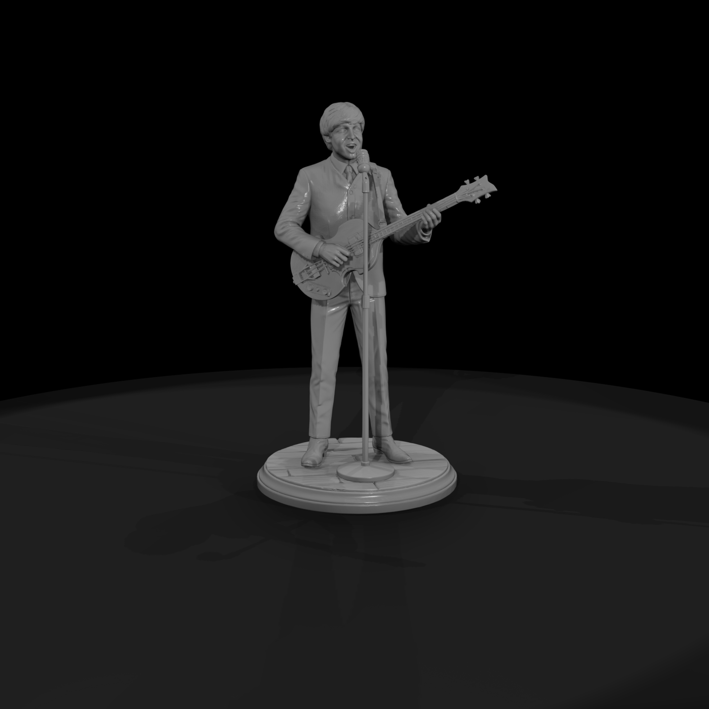 Bnd 074 British Invasion Band Bass Guitar And Voca
