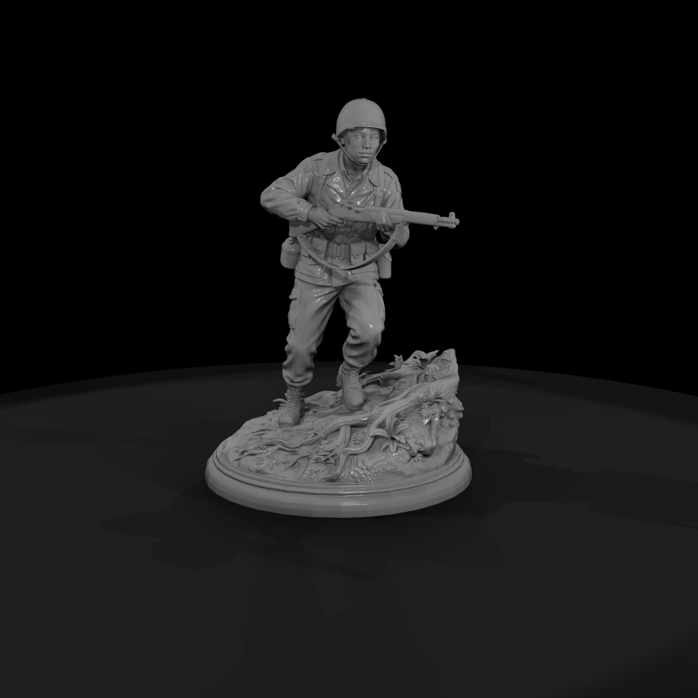 Ww2H 055 United States 442Nd Rct Rifleman