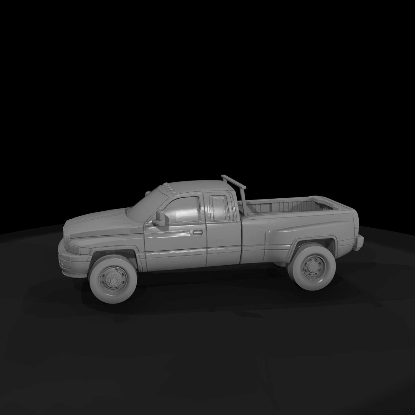 Vintage Dodge Ram Dually Pickup